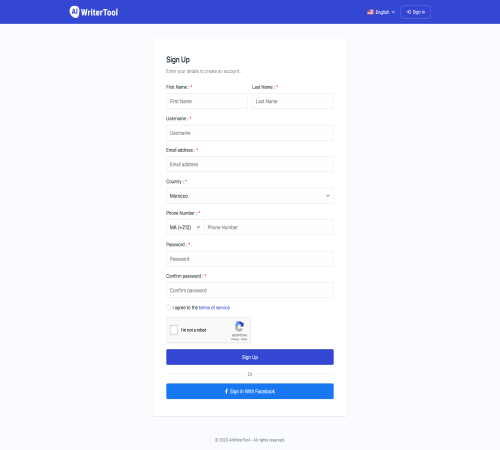 Sign Up with Ease
